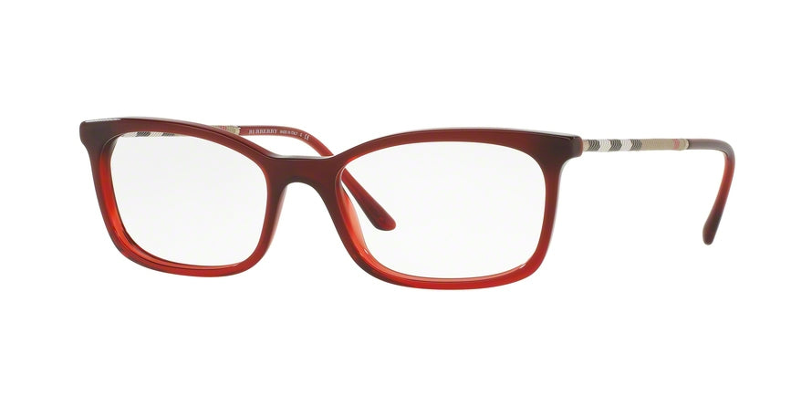 Burberry BE2243QF Rectangle Eyeglasses  3625-BOREDAUX GRADIENT 53-17-140 - Color Map bordeaux