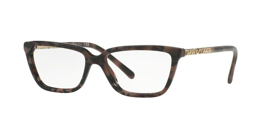 Burberry BE2246 Rectangle Eyeglasses  3624-SPOTTED BROWN 53-15-140 - Color Map brown