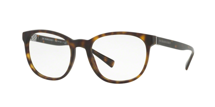 Burberry BE2247 Square Eyeglasses  3536-MATTE DARK HAVANA 52-19-140 - Color Map havana