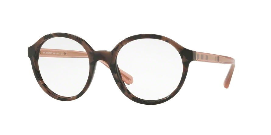 Burberry BE2254 Round Eyeglasses  3624-SPOTTED BROWN 51-19-140 - Color Map brown