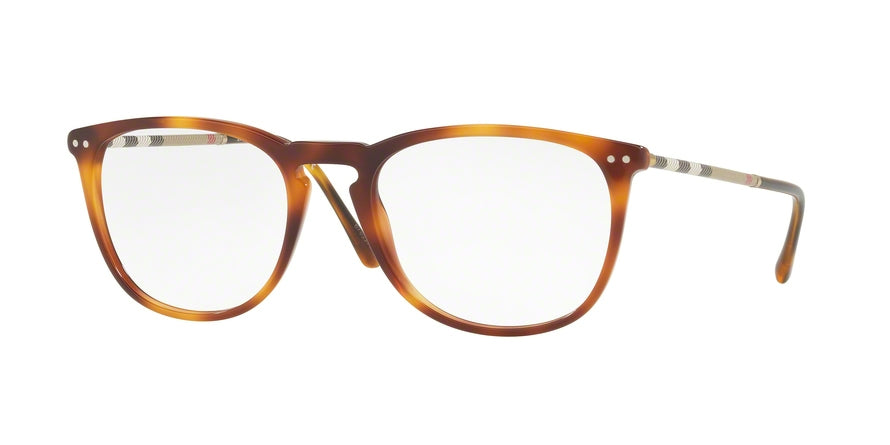 Burberry BE2258QF Square Eyeglasses  3316-LIGHT HAVANA 55-19-145 - Color Map havana