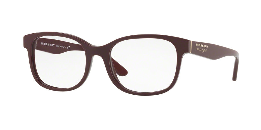 Burberry BE2263F Square Eyeglasses  3687-BORDEAUX 53-18-140 - Color Map bordeaux