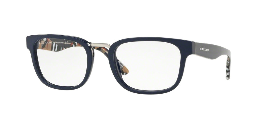 Burberry BE2279F Square Eyeglasses  3749-BLUE 53-21-145 - Color Map blue