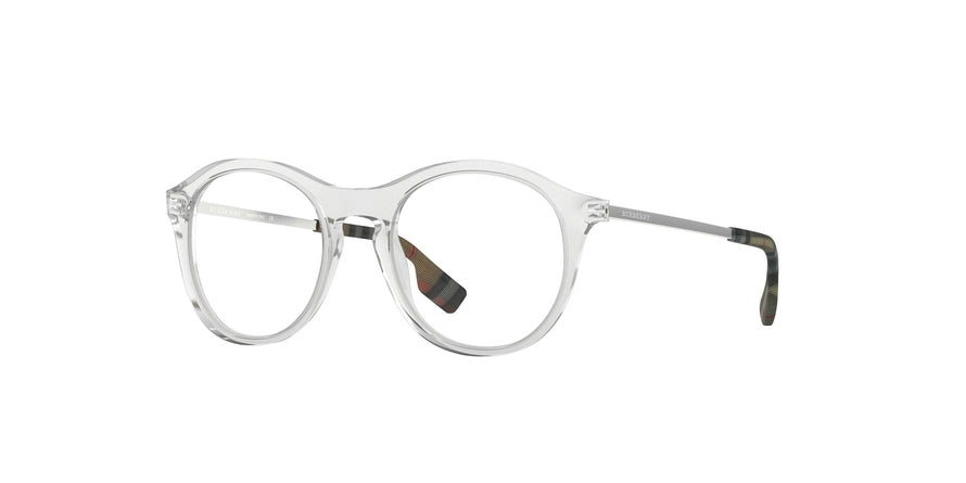 Burberry BE2287F Round Eyeglasses  3024-TRANSPARENT 50-19-140 - Color Map clear
