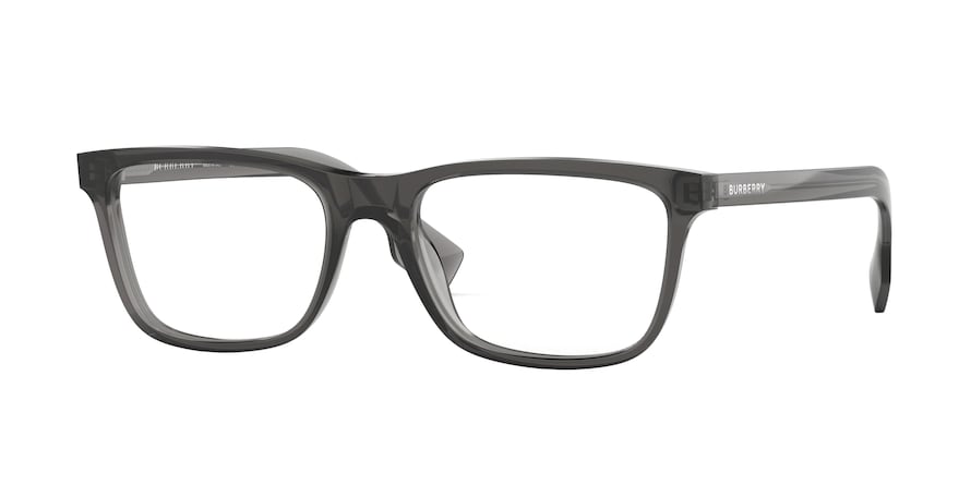 Burberry BE2292 Rectangle Eyeglasses  3801-TRANSPARENT GREY 55-18-145 - Color Map grey