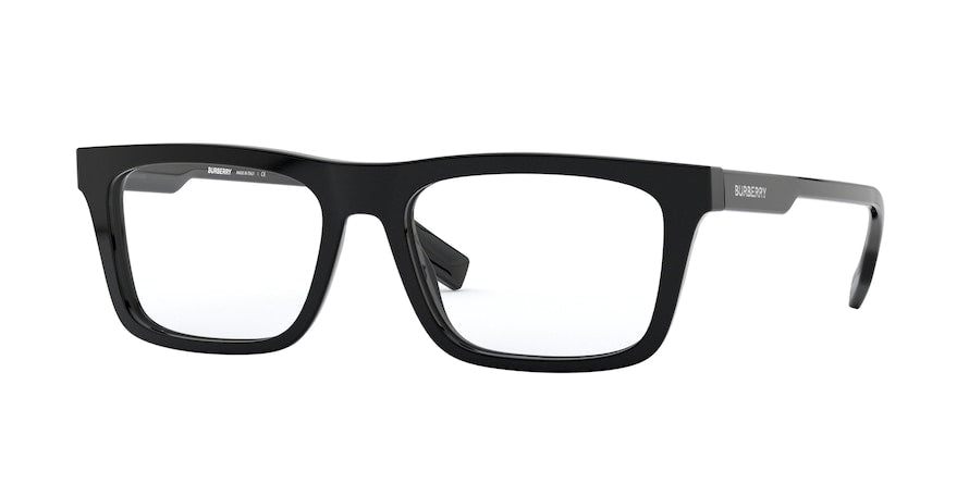 Burberry BE2298F Rectangle Eyeglasses  3001-BLACK 54-17-145 - Color Map black