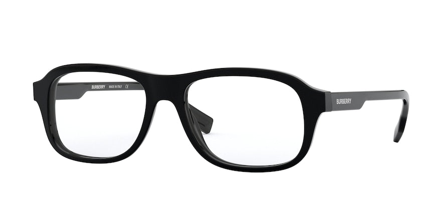 Burberry BE2299F Square Eyeglasses  3001-BLACK 54-17-145 - Color Map black