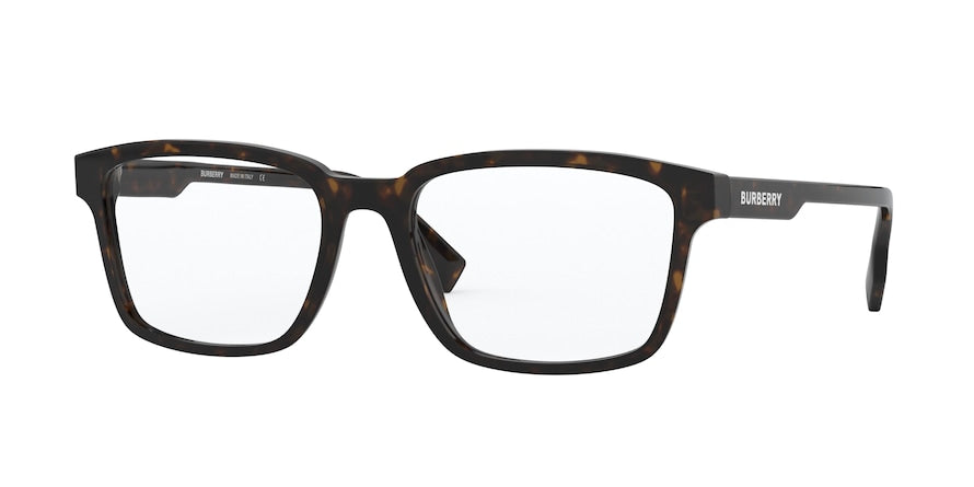 Burberry BE2308 Rectangle Eyeglasses  3002-DARK HAVANA 55-18-145 - Color Map havana