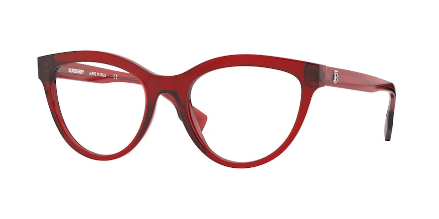 Burberry BE2311 Cat Eye Eyeglasses  3495-RED 53-19-140 - Color Map red
