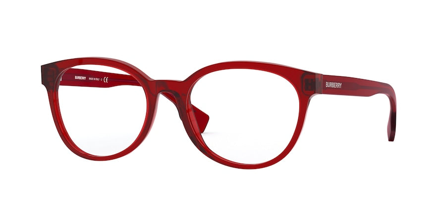 Burberry BE2315F Round Eyeglasses  3495-RED 52-18-140 - Color Map red