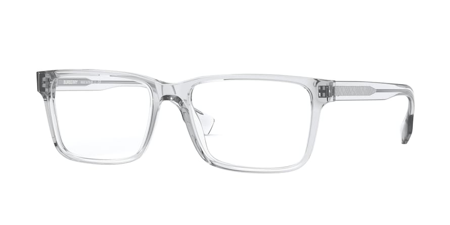 Burberry BE2320F Rectangle Eyeglasses  3825-TRANSPARENT GREY 55-17-145 - Color Map grey