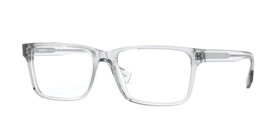 Burberry BE2320 Rectangle Eyeglasses  3825-TRANSPARENT GREY 55-17-145 - Color Map grey