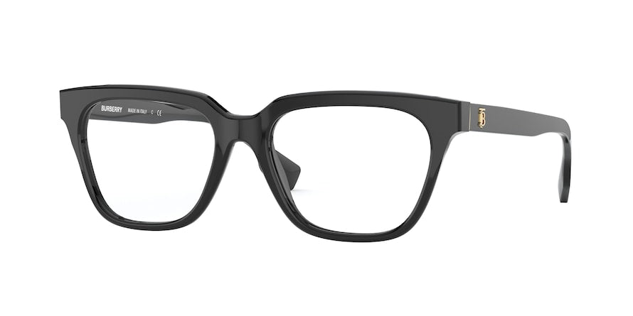 Burberry DORIEN BE2324 Square Eyeglasses  3001-BLACK 52-17-140 - Color Map black