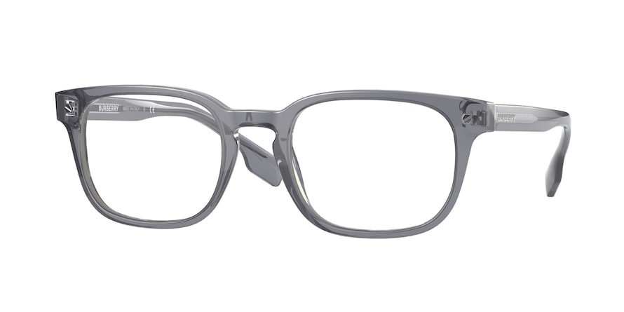 Burberry CARLYLE BE2335F Square Eyeglasses  3801-GREY 53-21-145 - Color Map grey