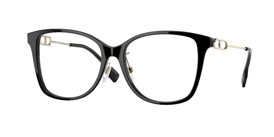 Burberry CAROL BE2336F Square Eyeglasses  3001-BLACK 54-16-140 - Color Map black
