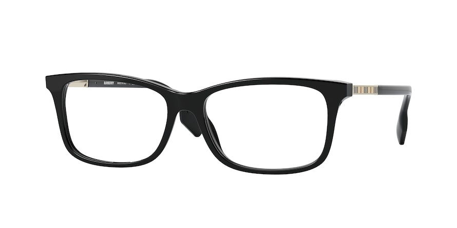 Burberry FLEET BE2337F Rectangle Eyeglasses  3001-BLACK 54-15-140 - Color Map black