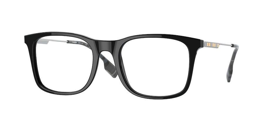 Burberry ELGIN BE2343 Square Eyeglasses  3001-BLACK 53-20-145 - Color Map black