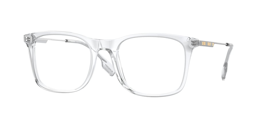 Burberry ELGIN BE2343 Square Eyeglasses  3024-TRANSPARENT 53-20-145 - Color Map clear