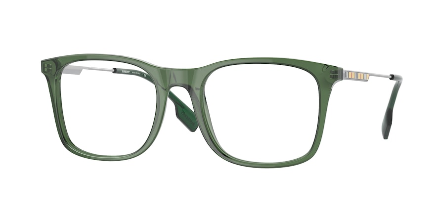 Burberry ELGIN BE2343 Square Eyeglasses  3946-GREEN 53-20-145 - Color Map green