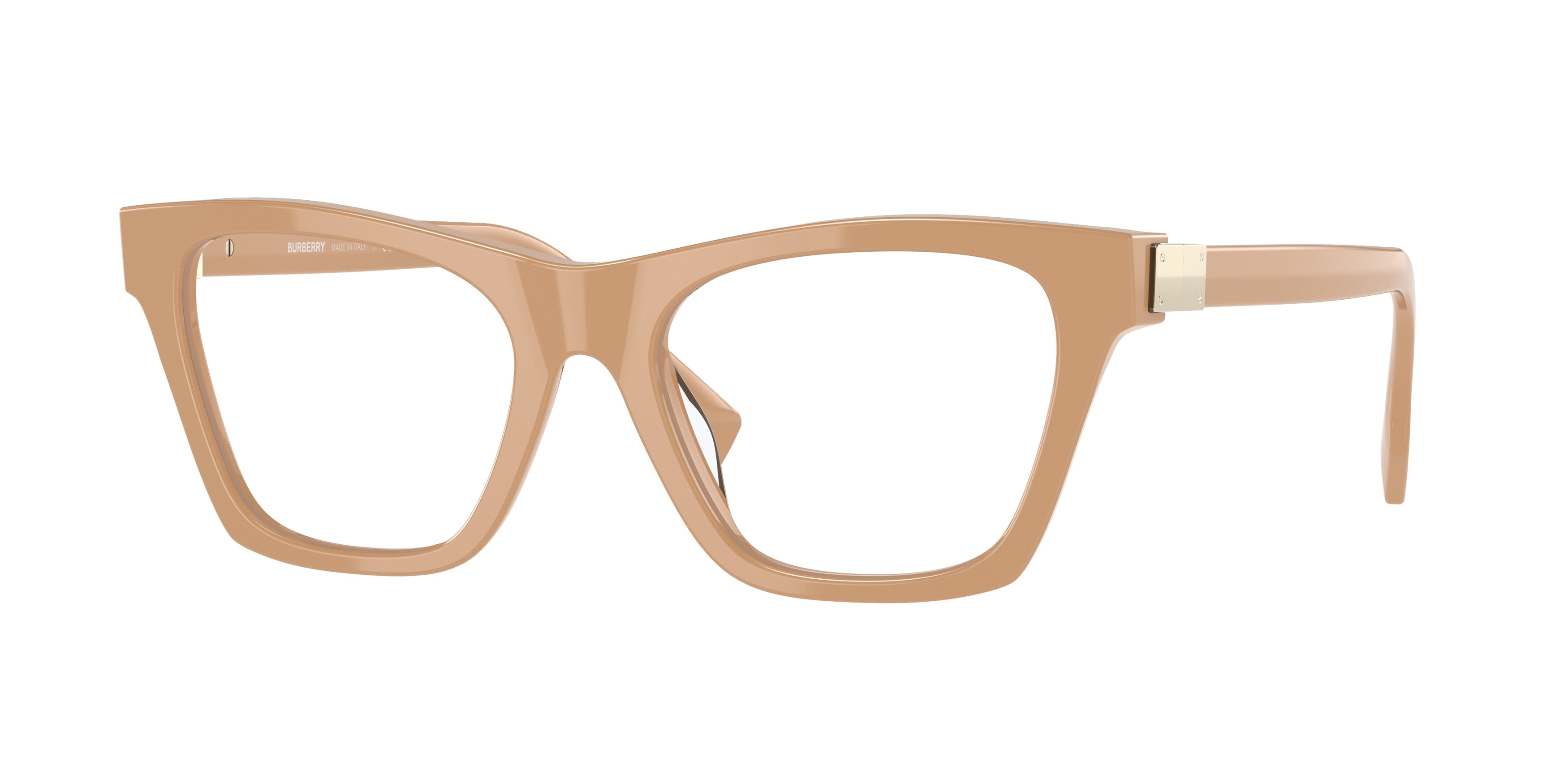 Burberry ARLO BE2355 Square Eyeglasses  3990-Beige 50-140-18 - Color Map Beige