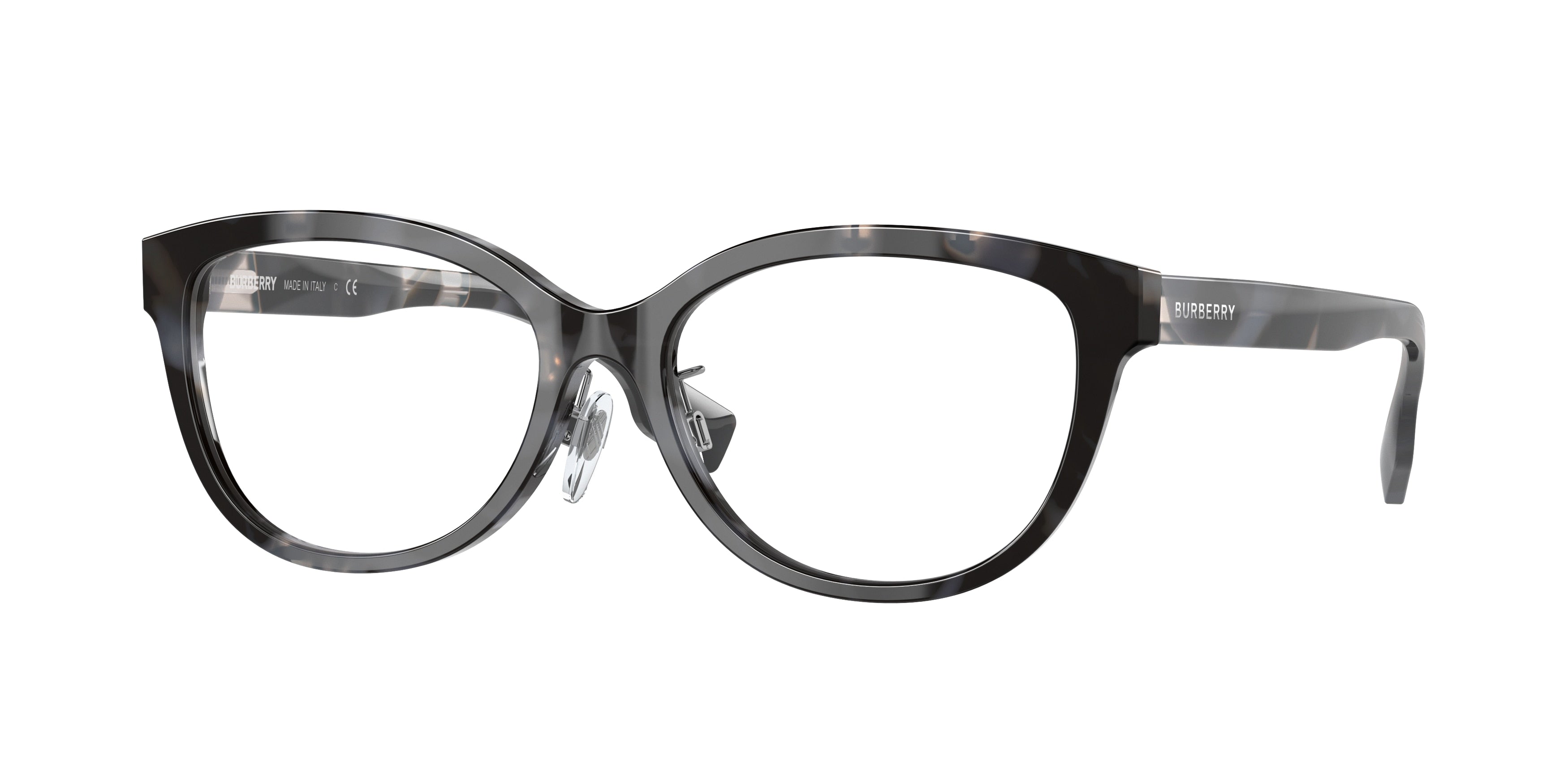 Burberry ESME BE2357F Square Eyeglasses  3983-Top Check/Grey Havana 54-140-16 - Color Map Grey