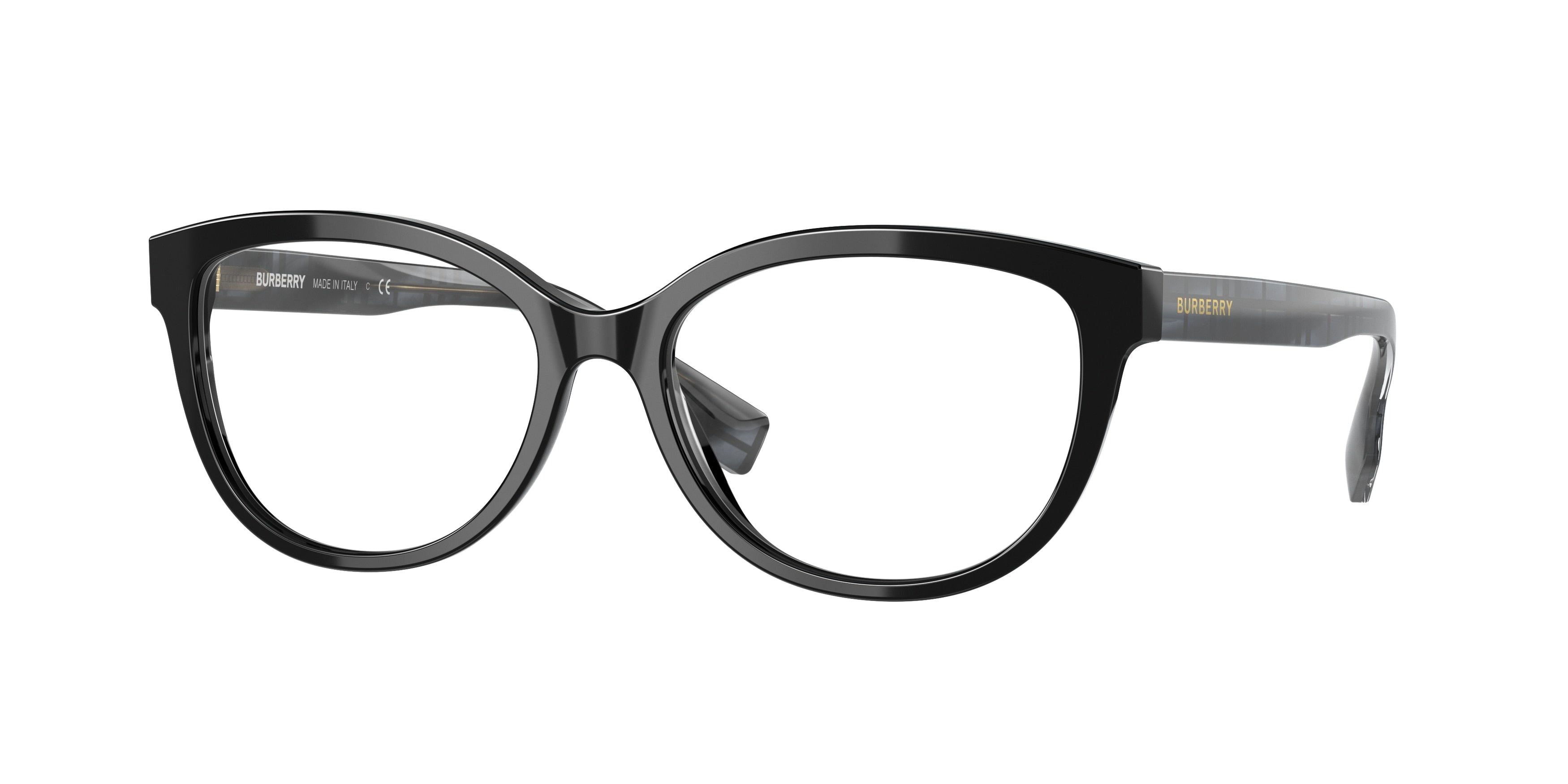 Burberry ESME BE2357 Square Eyeglasses  3980-Black 54-140-16 - Color Map Black