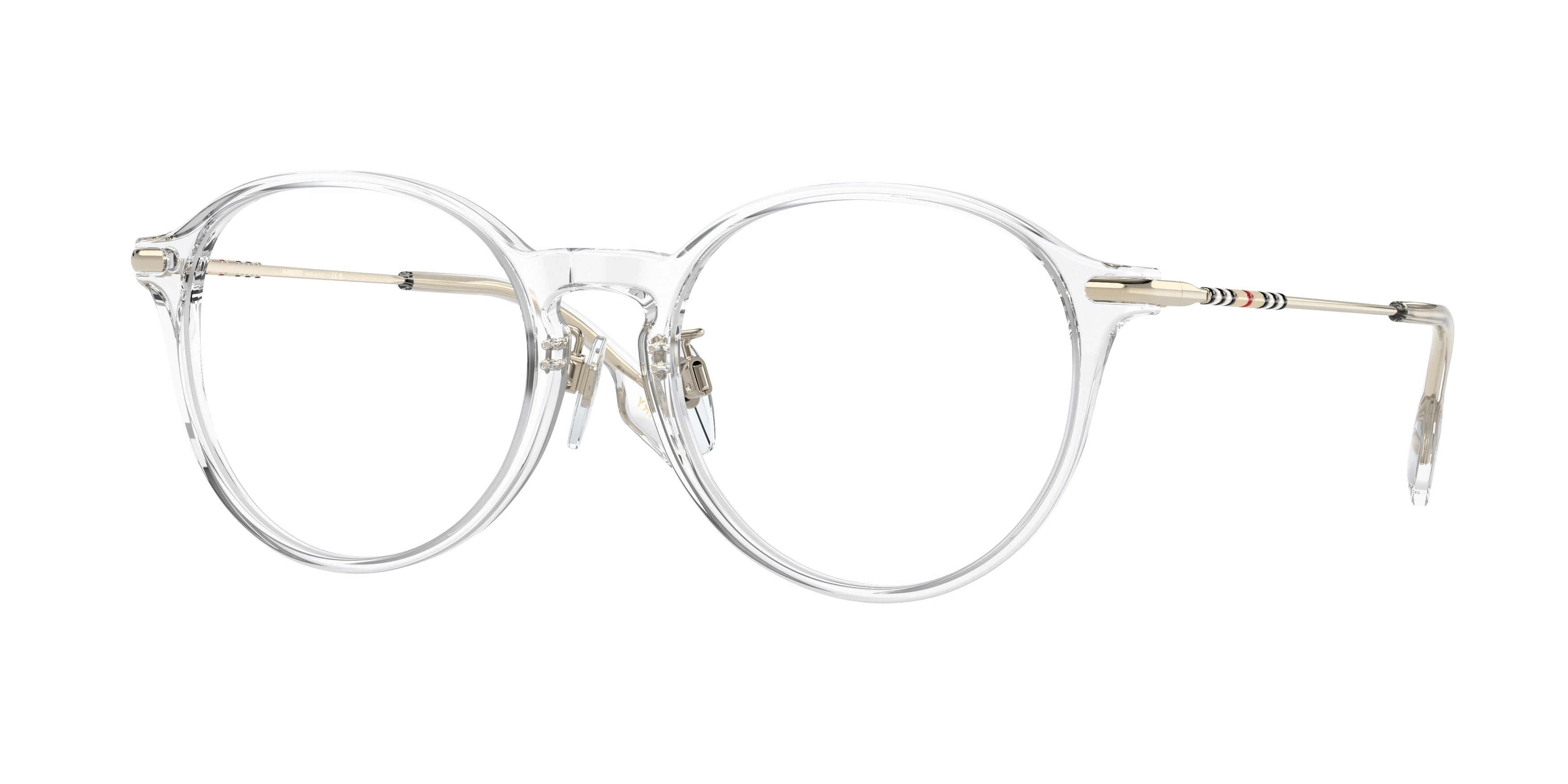 Burberry ALISSON BE2365F Phantos Eyeglasses  3024-Transparent 53-140-18 - Color Map Transparent