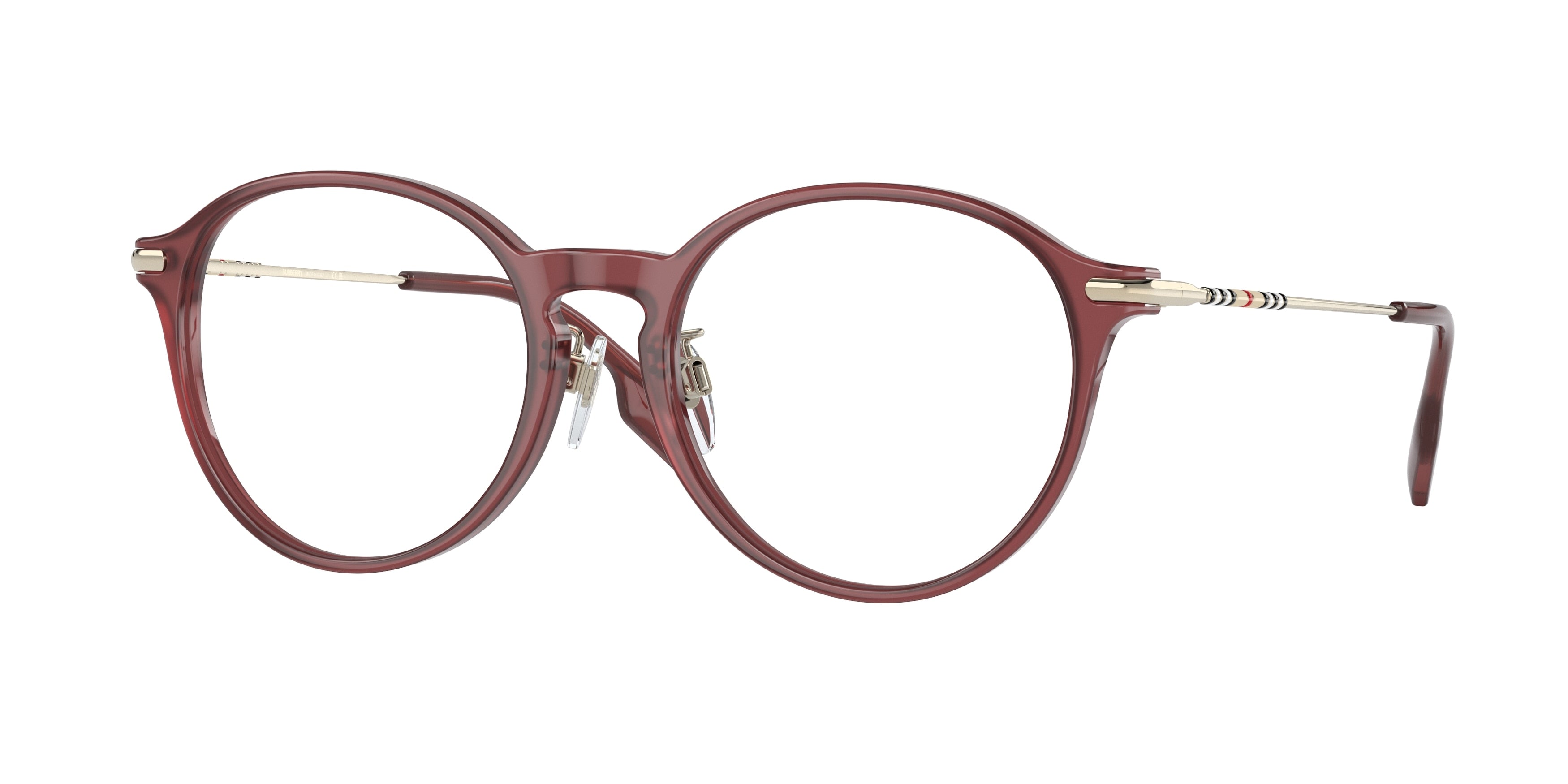Burberry ALISSON BE2365F Phantos Eyeglasses  4022-Bordeaux 53-140-18 - Color Map Red