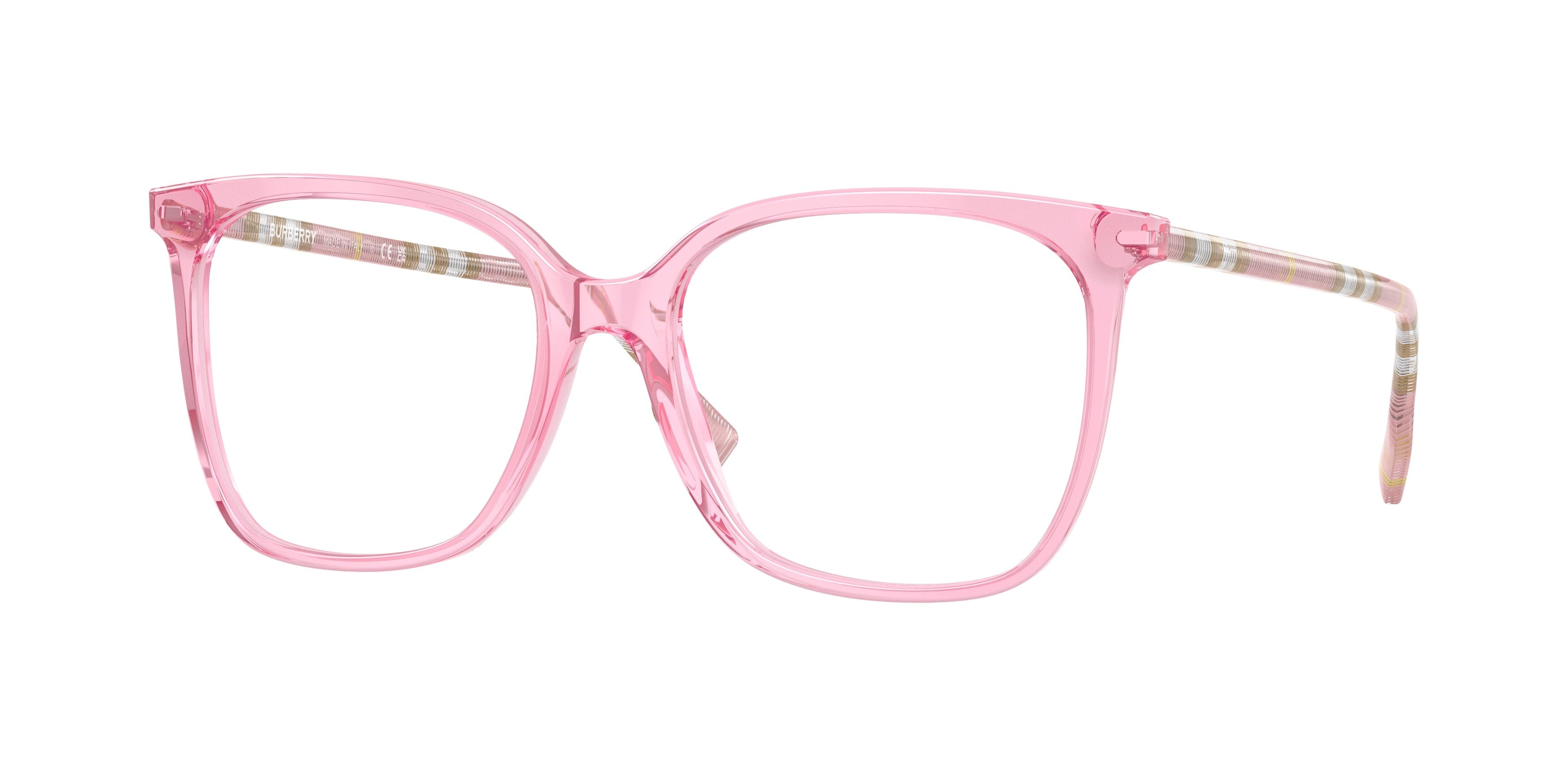 Burberry LOUISE BE2367 Square Eyeglasses  4020-Pink 54-140-17 - Color Map Pink
