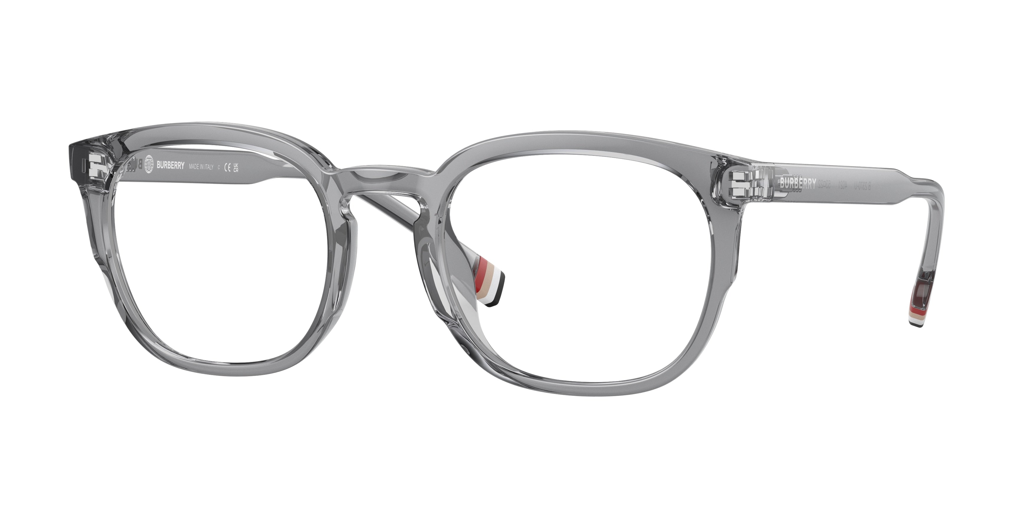 Burberry SAMUEL BE2370U Square Eyeglasses  4021-Grey 53-150-22 - Color Map Grey