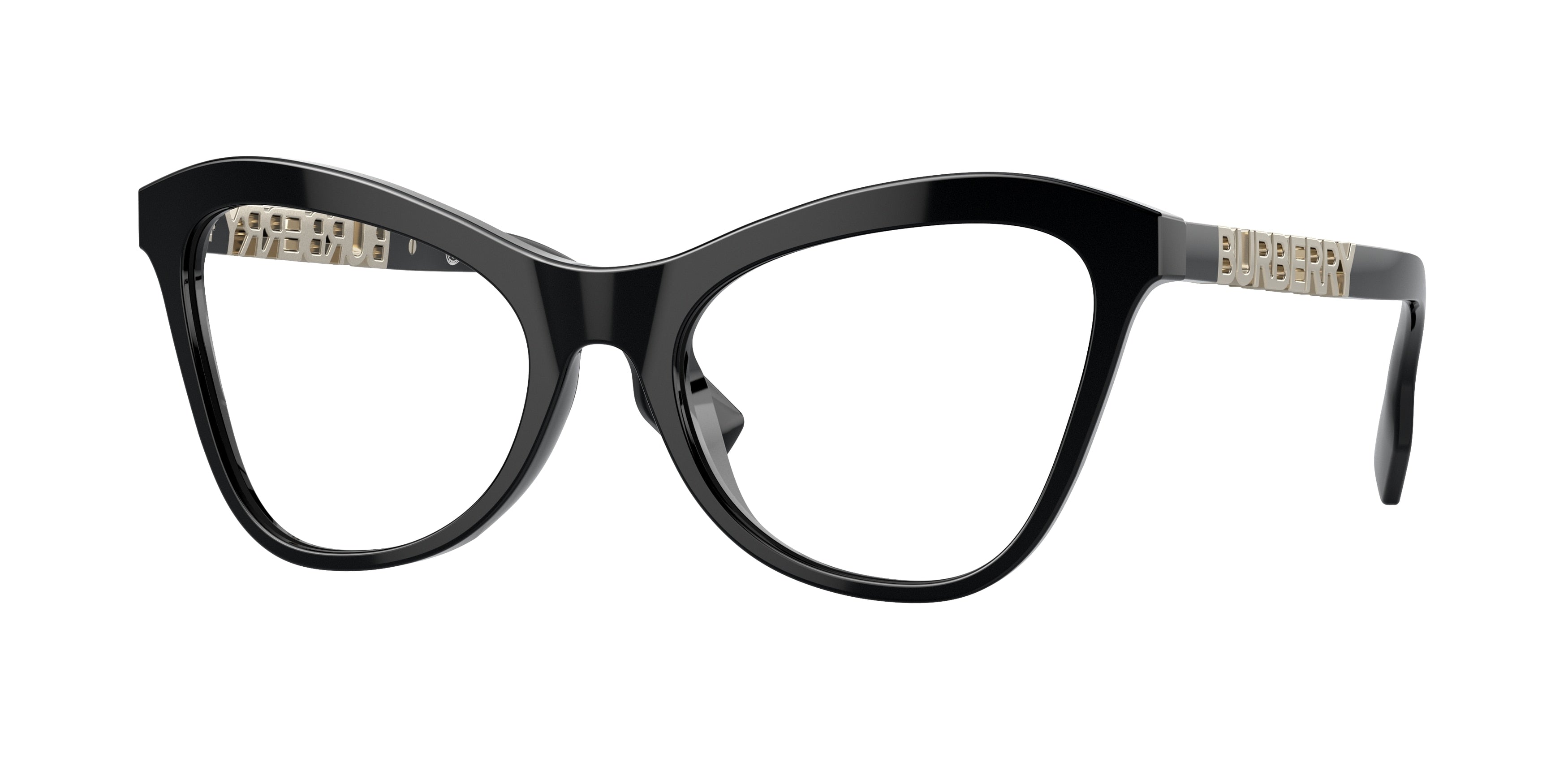 Burberry ANGELICA BE2373U Cat Eye Eyeglasses  3001-Black 54-140-19 - Color Map Black