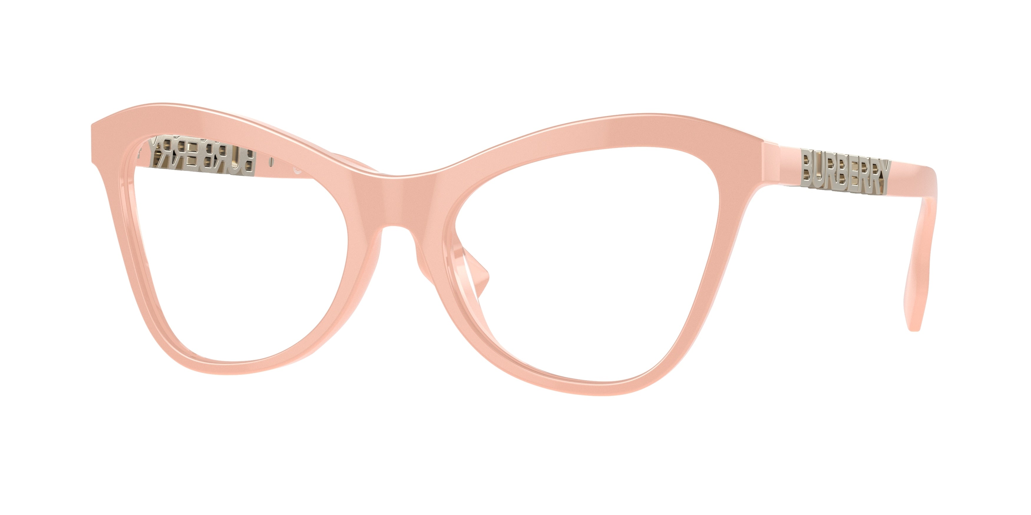 Burberry ANGELICA BE2373U Cat Eye Eyeglasses  4061-Pink 54-140-19 - Color Map Pink