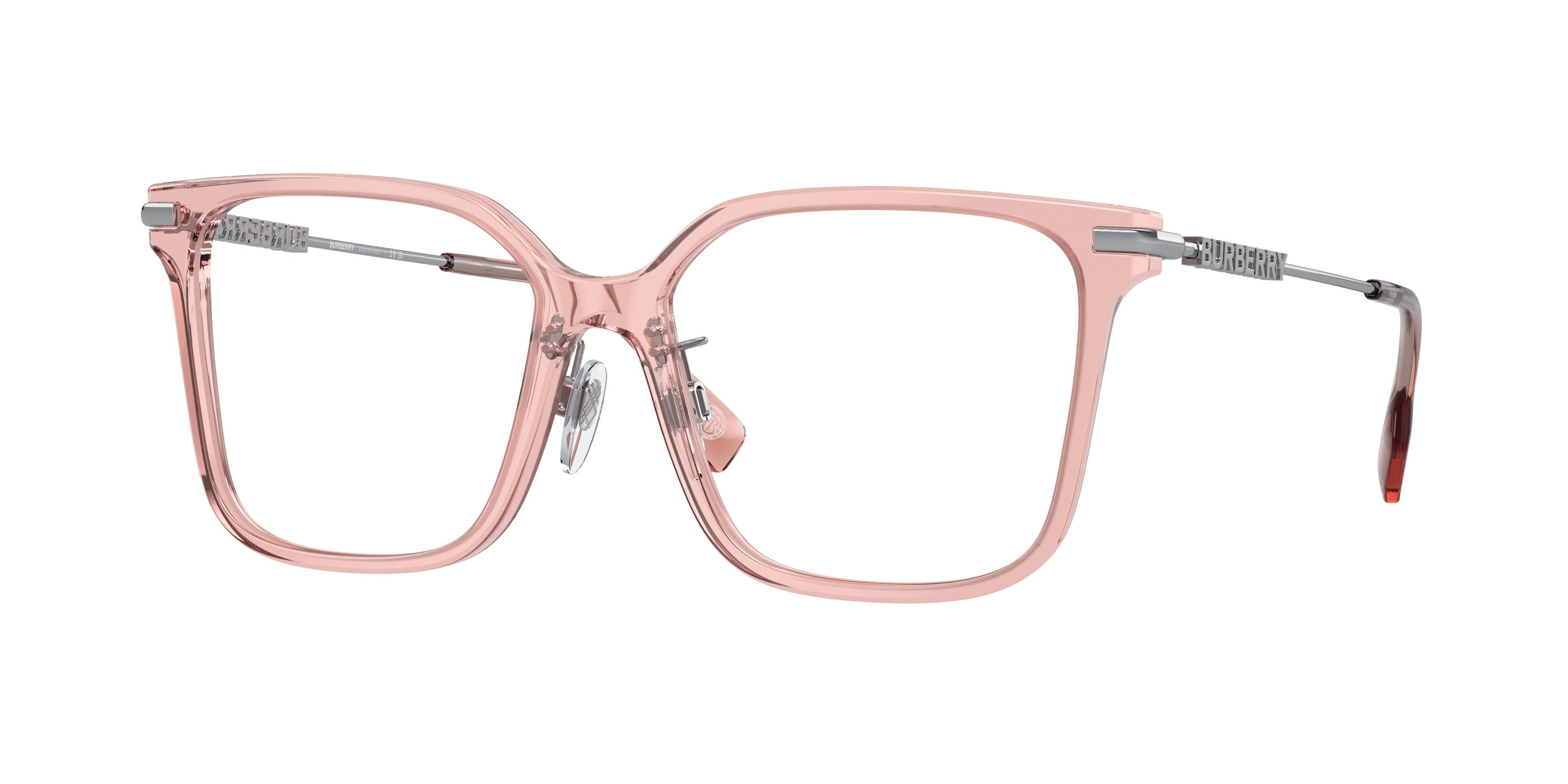 Burberry ELIZABETH BE2376 Square Eyeglasses  4069-Rose 54-140-16 - Color Map Pink
