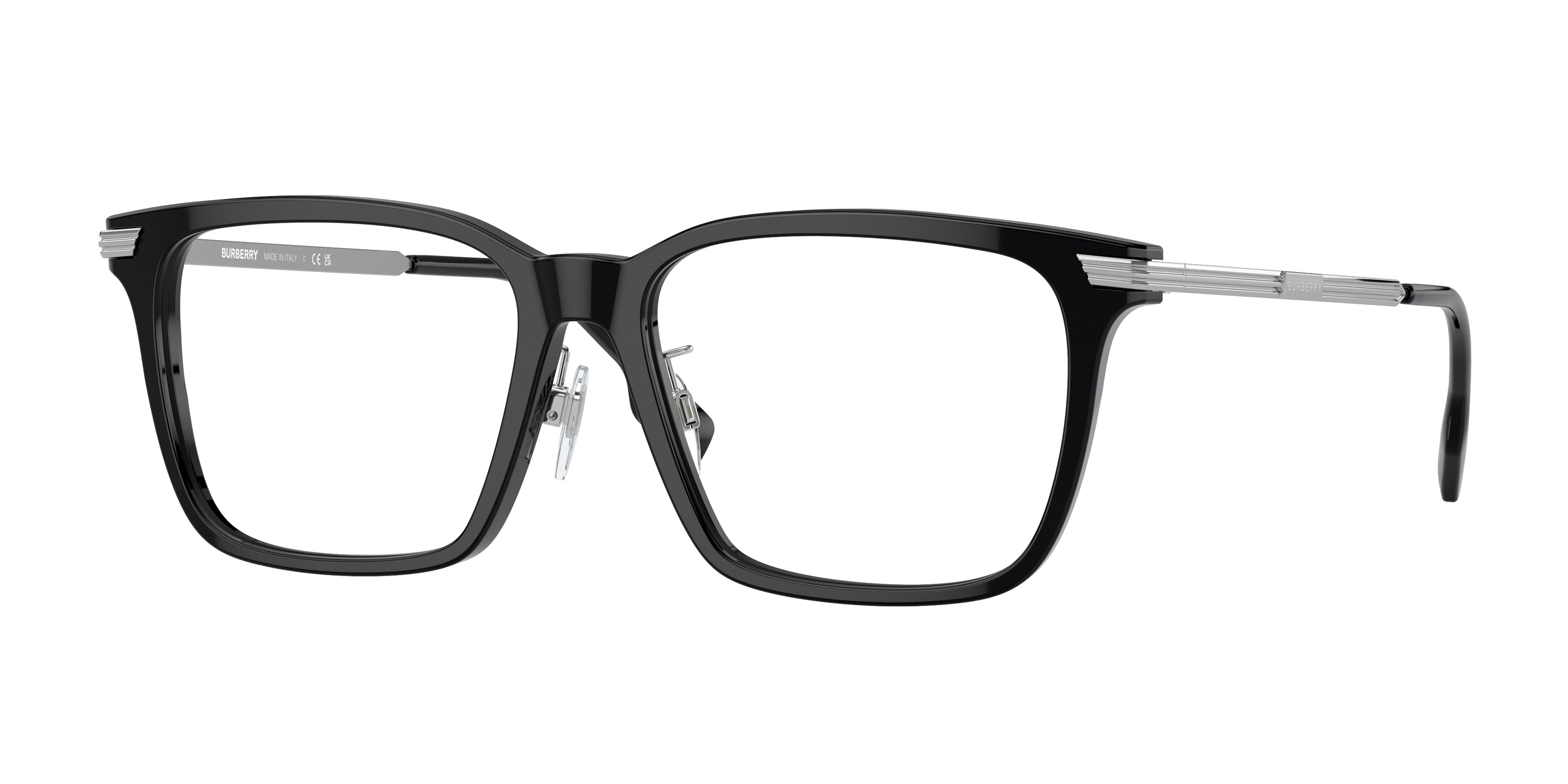 Burberry ELLIS BE2378F Square Eyeglasses  3001-Black 55-150-16 - Color Map Black