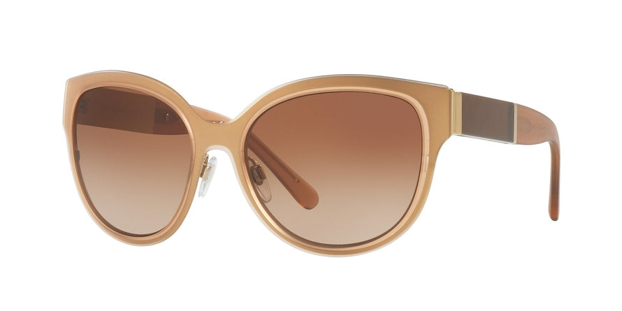 Burberry BE3087 Phantos Sunglasses  121813-LIGHT GOLD 57-17-140 - Color Map pink