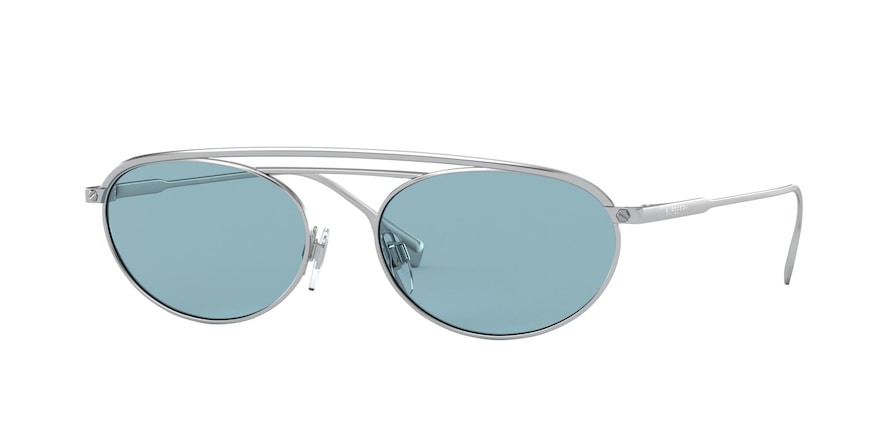 Burberry BE3116 Oval Sunglasses  100580-ARGENTO 54-17-140 - Color Map silver