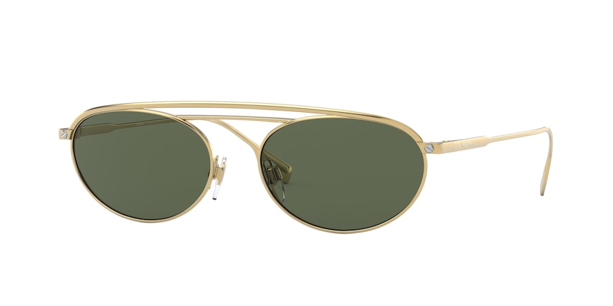 Burberry BE3116 Oval Sunglasses  101771-GOLD 54-17-140 - Color Map gold
