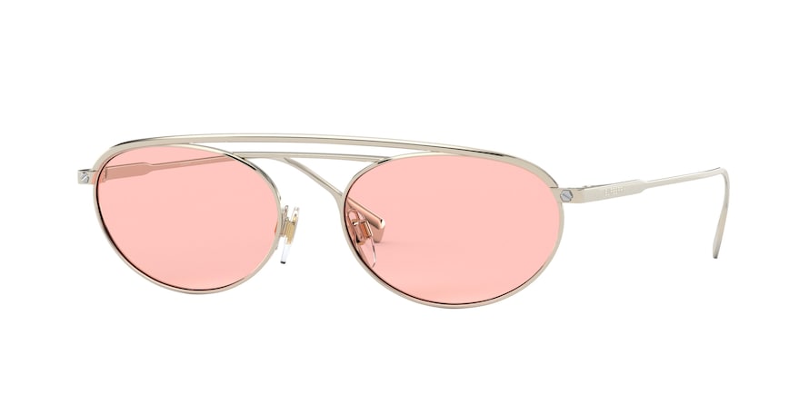 Burberry BE3116 Oval Sunglasses  1109/5-PALE GOLD 54-17-140 - Color Map gold