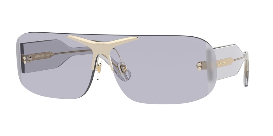 Burberry BE3123 Rectangle Sunglasses  302887-GREY 60-160-145 - Color Map grey