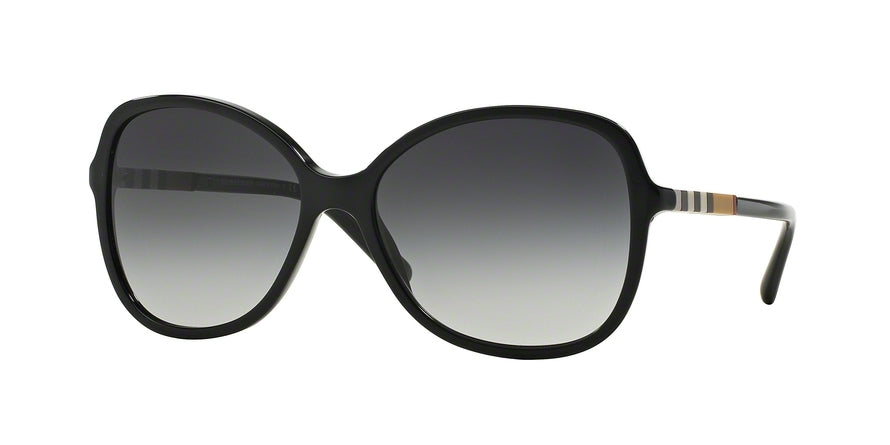 Burberry BE4197 Round Sunglasses  30018G-BLACK 58-16-140 - Color Map black