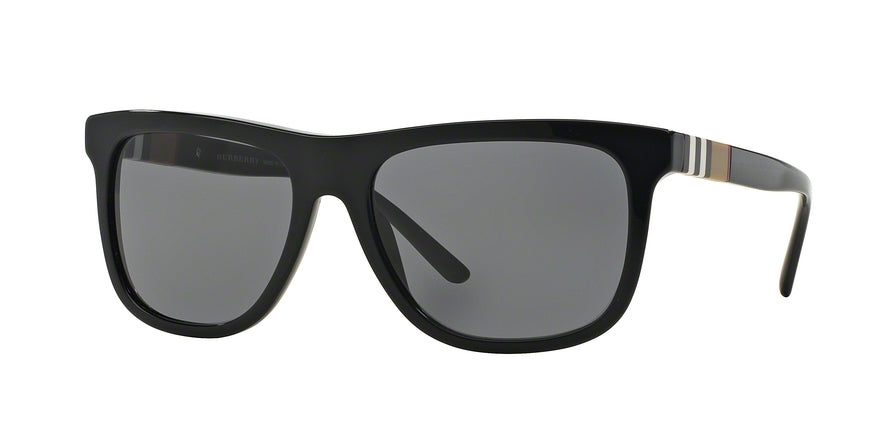 Burberry BE4201 Square Sunglasses  300181-BLACK 58-17-145 - Color Map black