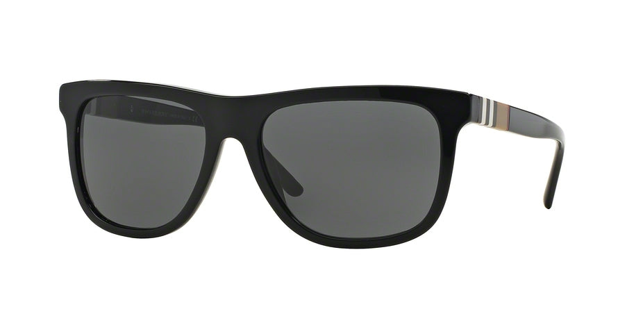 Burberry BE4201 Square Sunglasses  300187-BLACK 58-17-145 - Color Map black