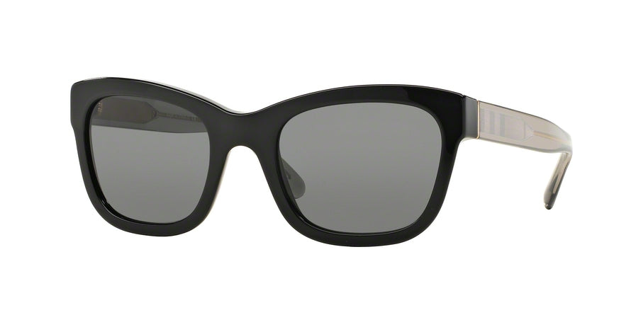 Burberry BE4209 Square Sunglasses  300187-BLACK 52-21-140 - Color Map black