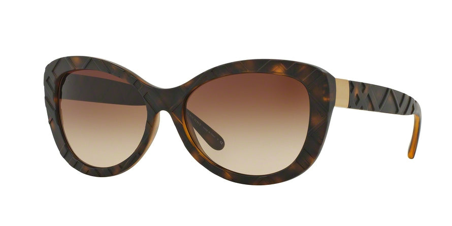 Burberry BE4217 Butterfly Sunglasses  357813-MATTE DARK HAVANA 56-16-140 - Color Map havana