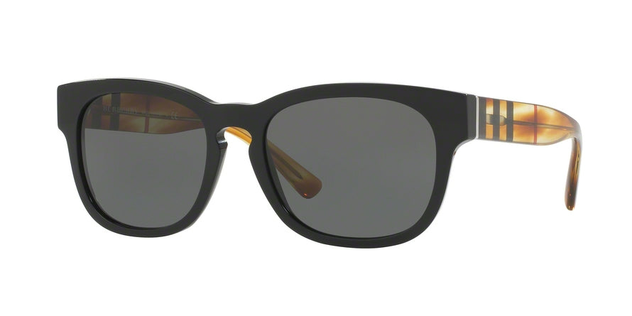 Burberry BE4226 Square Sunglasses  360487-BLACK 55-18-145 - Color Map black