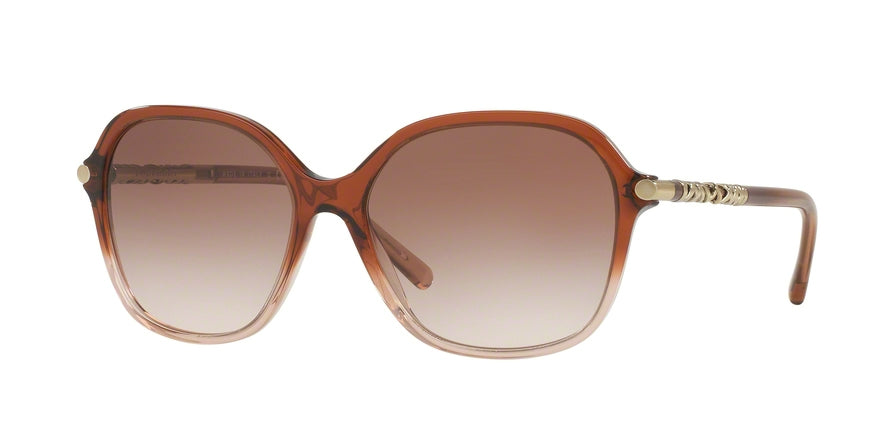 Burberry BE4228 Butterfly Sunglasses  360813-BROWN GRADIENT PINK 57-16-140 - Color Map brown