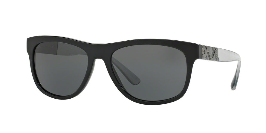 Burberry BE4234 Square Sunglasses  300187-BLACK 57-17-145 - Color Map black