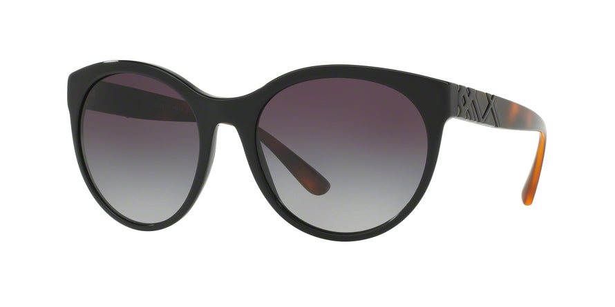 Burberry BE4236 Round Sunglasses  30018G-BALCK 56-19-140 - Color Map black