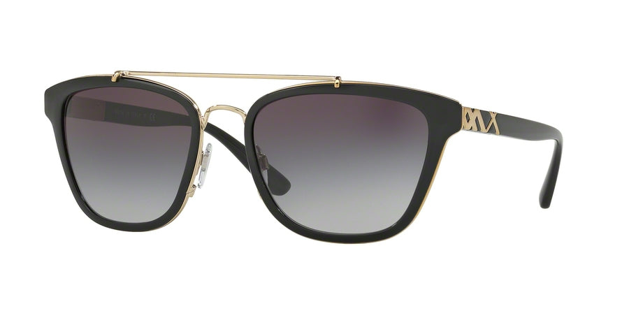 Burberry BE4240 Square Sunglasses  30018G-BLACK 56-19-140 - Color Map black