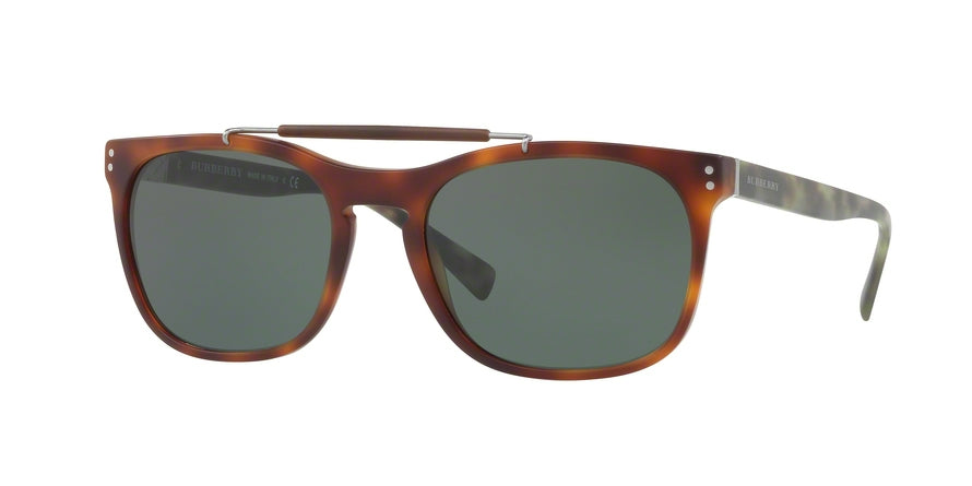 Burberry BE4244 Square Sunglasses  362271-MATTE LIGHT HAVANA 56-19-145 - Color Map havana